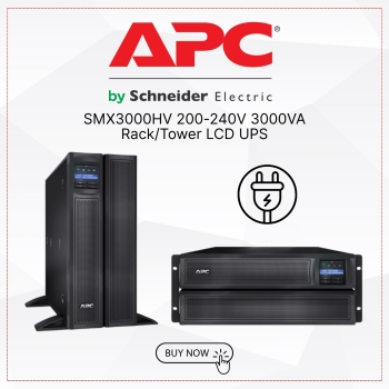 APC SMX3000HV  200-240V 3000VA Rack/Tower LCD UPS